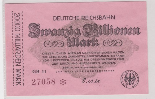 Billionen mark banknote - billionen,