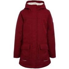 Elkline Pfützen Queen Kinder-Mantel Outdoor-Jacke Regenmantel wasserdicht Rot