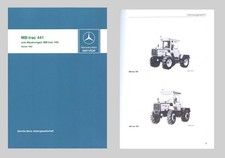 MB trac 441 und Neuerungen MB trac 440 Werkstatthandbuch Ausgabe 1982