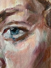 Altes Ölgemälde Frau Dame