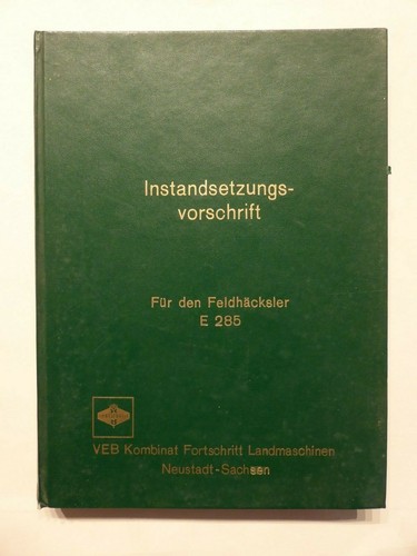 Instandsetzungsvorschrift für