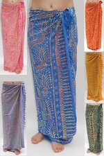 Sarong Wickeltuch PREMIUM QUALITÄT verschiedene Farben Pareo Lungi Sarongs