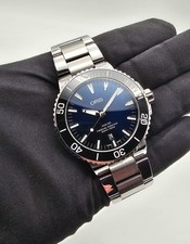 Oris Aquis Date blue Dial Automatik 43mm Full Set 