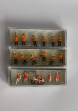 Preiser 10100, 10214, 10242 Rettungsdienst, Feuerwehrmänner, Figuren H0, 1:87