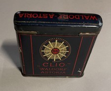 Alte Blechdose Waldorf Astoria "Clio"  20 Standdose Zigaretten Cigarettes Tin