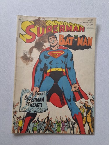 Superman und batman heft - superman,