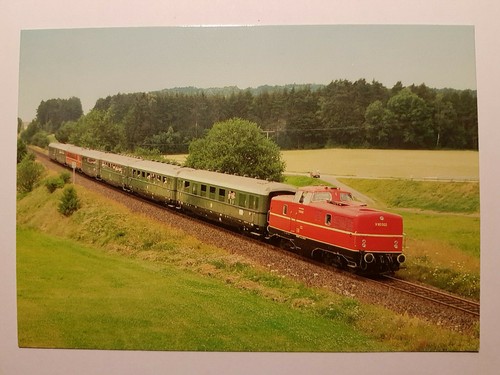 Postkarte diesel lokomotive - ak,
