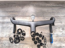 Carbon RR-Lenker - Vorbau Kombi 400/410 x 100 mm, Gewicht 328 g