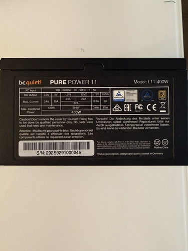 Quiet pure power - pure, 400w