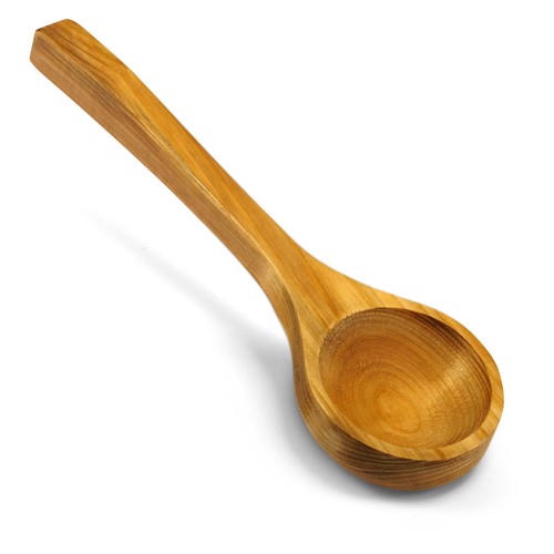 Sauna aufgusskelle aus fichte - aufgusskelle,