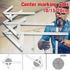 100/150/200mm Zentrierwinkel Winkel Winkelmesser Zentriergerät Kennzeichnung DE