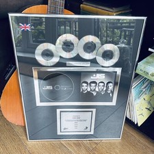 JLS 4 Platinum Sales Award