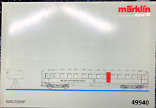 Märklin H0 49940 Bauwagen mit Videokamera u. Sender, OVP, TOP, Anleitung