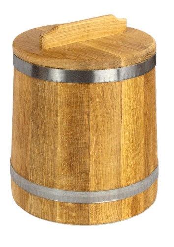 Holzgefäß 10l eichenholz - 10l,