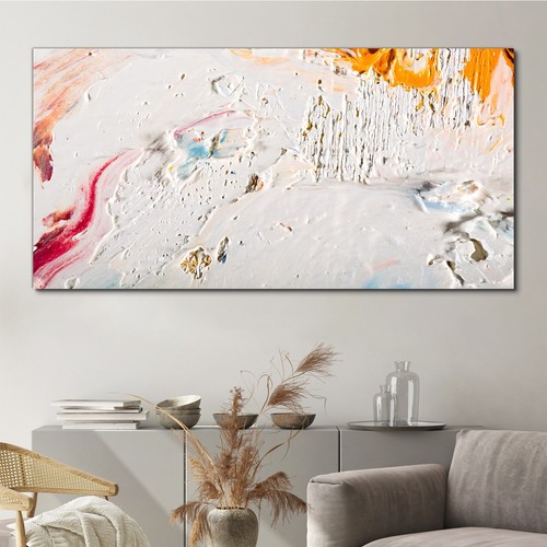 Malerei abstrakte kunst 140x70 - abstrakte,