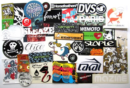 100 stickerbomb collage set - stickerbomb,