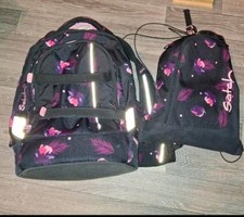 Satch Schulrucksack + Turn- / Sportbeutel und Regenschutz, Rucksack, Schultasche