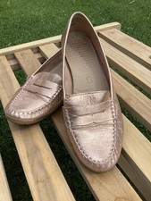 Caprice Mokassins Leder rosegoldfarben Gr. 7 ( 40,5)