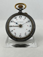 Taschenuhr Tacy Watch Co (Tavannes-Cyma) Handaufzug mit Wecker, funktioniert