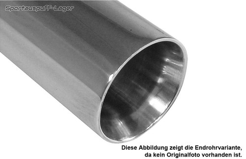 Fox edelstahl auspuffendrohr - fox,