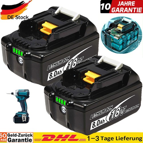 0ah akku ladegerät - 2x, 8,0ah