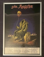 ORIGINAL TOUR POSTER GERMANY BERLIN DIE ÄRZTE 2001