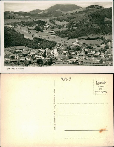 Ansichtskarte schönau - schönau, im