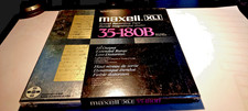 Maxell 35-180B XLI,  26,5cm Alu Spule NAB mit Tape,  1100m, Schuber,   bespielt