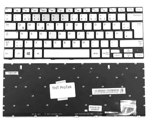Silber tastatur keyboard - de,