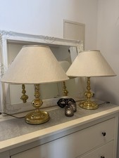 Exklusive Antik-Vintage Tischlampen - Gold Messing E27