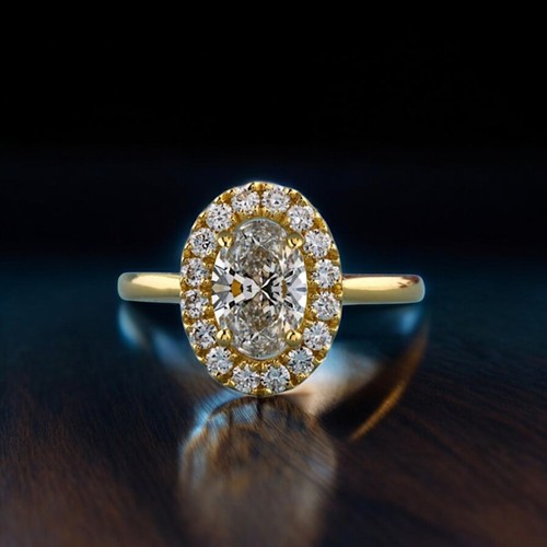 Designer 14k gelbgold ring - designer,