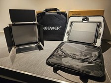 2x NEEWER 660 LED Panel verstellbares Fotovideo-Licht (660 LED CRI 96+)