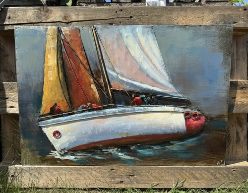 Wandbild bild metall maritim - wandbild,