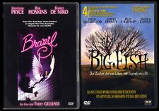 2 DVDs★Terry Gilliam • BRAZIL-DVD + Tim Burton • BIG FISH-DVD★SEHR GUT/NEUWERTIG