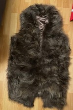 Echtfell Murmeltier Vollfelle. Jacke Longweste L 40