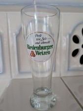 ❤️ Altes dickes  Weissbierglas 0,5 Liter Riedenburger Weizen ❤️