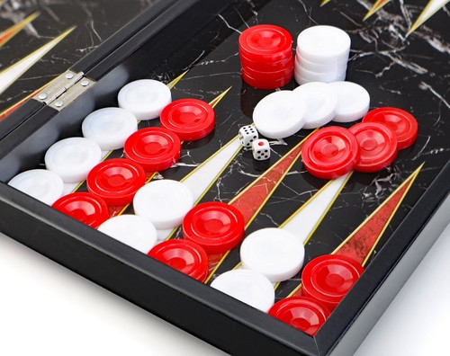 Kunststoff backgammon - kunststoff,