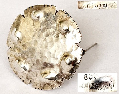 Vintage arts crafts brosche - &,
