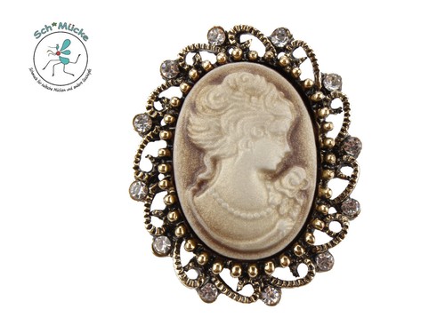 Brosche jugendstil gemme - jugendstil,