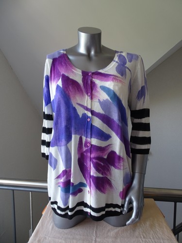 Strickjacke mehrfarbig