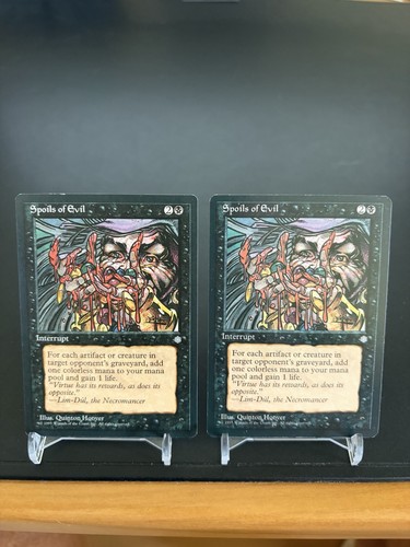 Mtg spoils evil ice - 2x, of