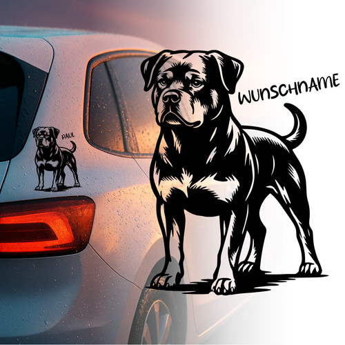 Rottweiler auto aufkleber - aufkleber, |