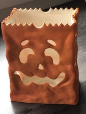 PartyLite Helloween Kürbis Kerzen-/Teelichthalter - Top Zustand!