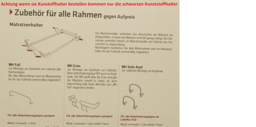 Matratzenhalter lattoflex 200 - matratzenhalter,