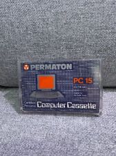 PERMATON Certified Personal Computer Cassette Audio Magnetics C15 PC15 NEU