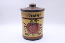 Rumtopf Deckel Gefäß Rum 70er 80er Jahre Topf Bottich Kübel retro vintage H28cm