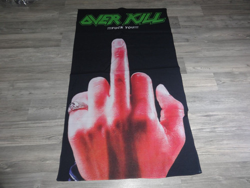 Overkill flag flagge poster - overkill,