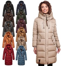 Marikoo Damen Winter Mantel Winterjacke Stepp Jacke gesteppt lang warm B941 NEU