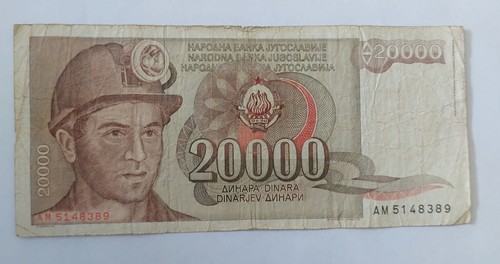 Banknoten jugoslawien 20000 - jugoslawien,