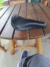 Fischer  Herren Standard Leder Sattel - Schwarz